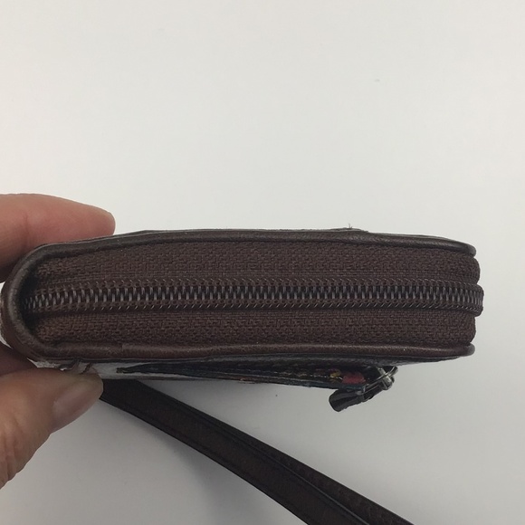 Fossil Key-Per Zip Around Wristlet Wallet - Picture 4 of 16